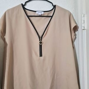 Calvin Klein Brown Blouse